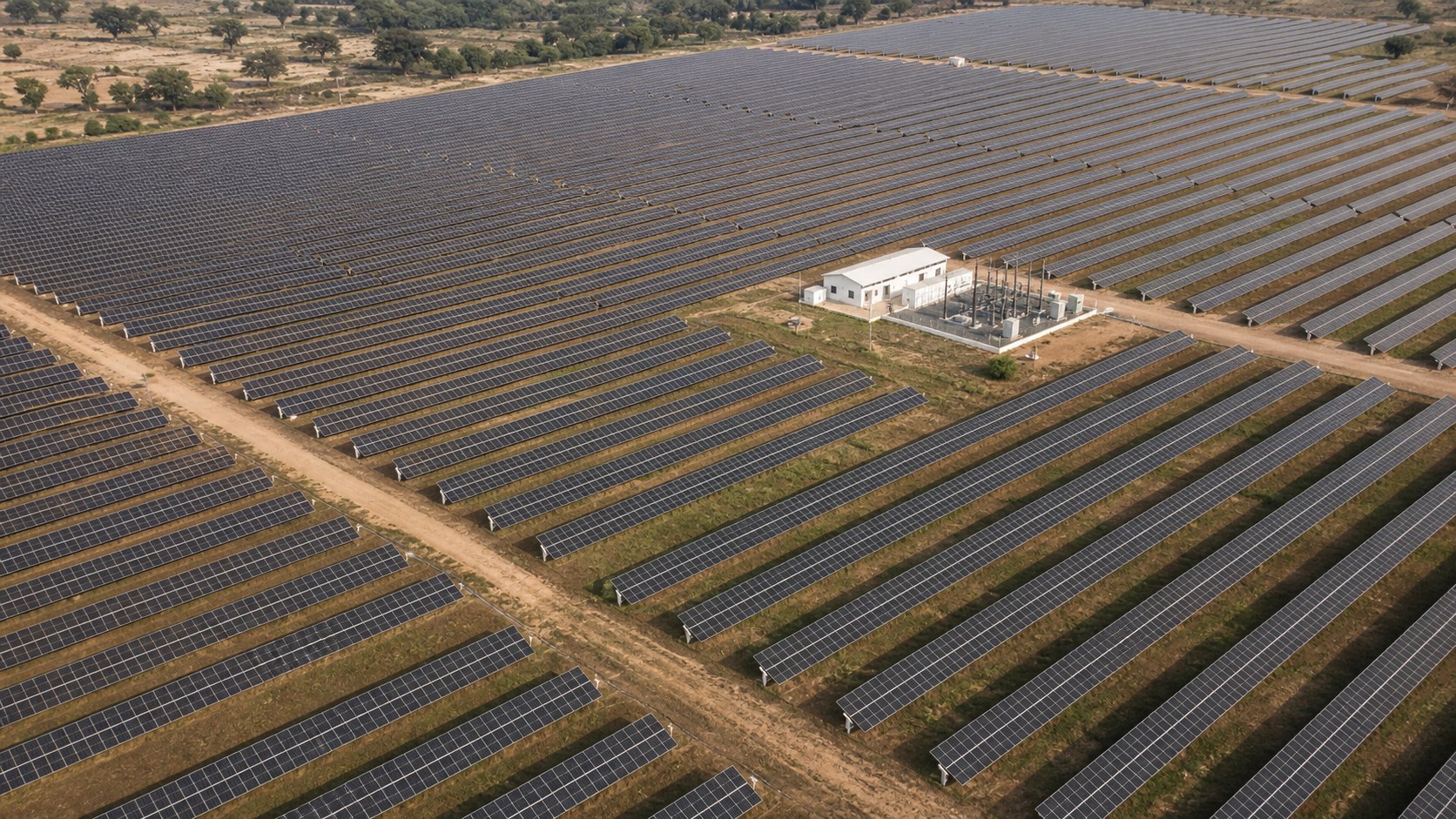 RGB drone capture of a utility-scale solar farm